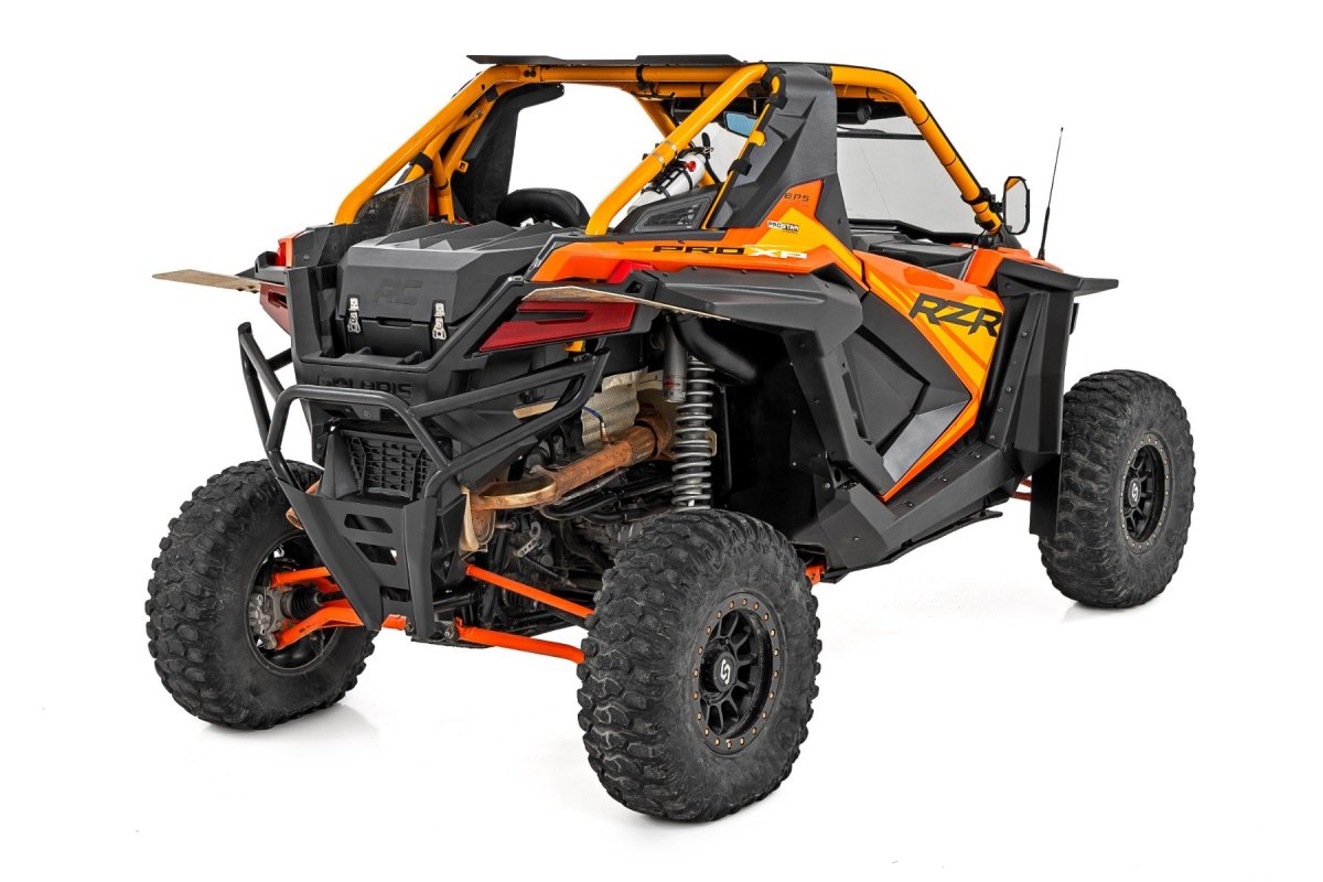 Polaris RZR Pro R 4 Cargo Box - Rough Country - 63.5 GL, Quick-Release, Water-Tight Seal, UV-Resistant